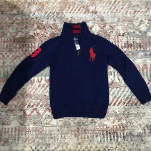 NWT POLO RALPH LAUREN QUARTER ZIP - small